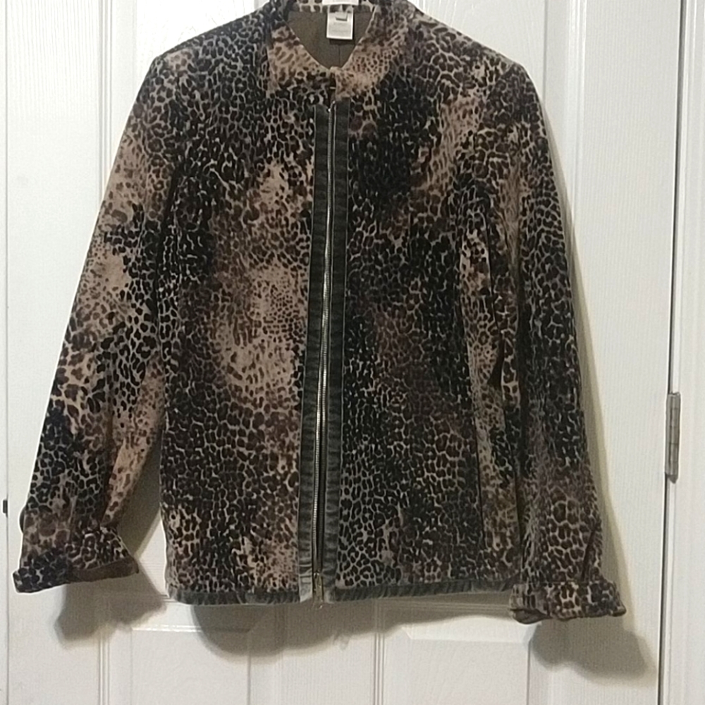 Leopard print jacket